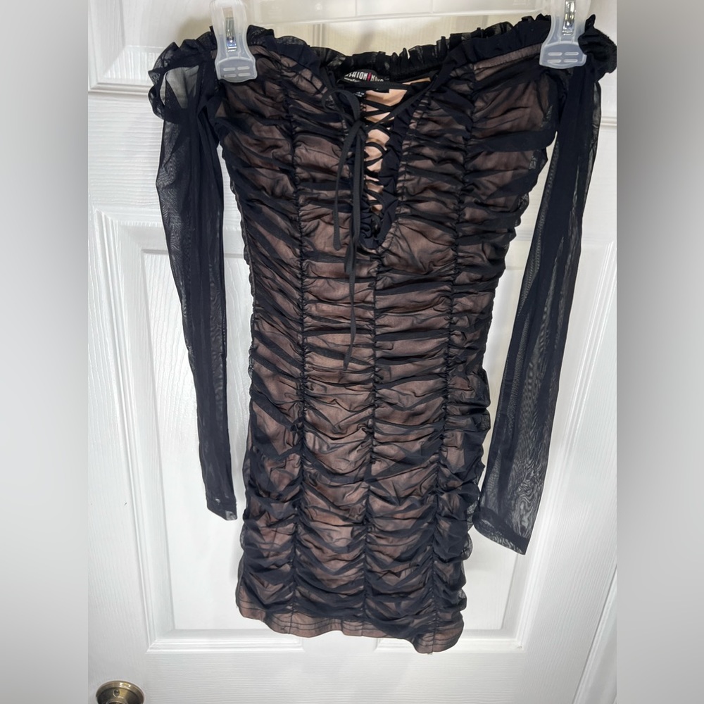 Fashion Nova Black Mini Dress